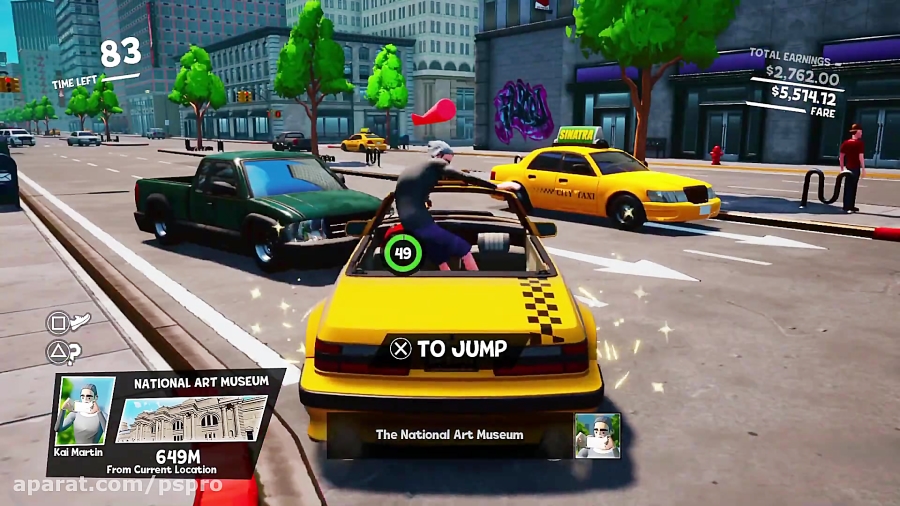گیم پلی بازی Taxi Chaos