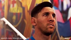خداحافظی مسی از بارسلونا به سبک Pes2021
