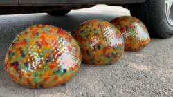 چالش خرد کردن اجسام با ماشین...