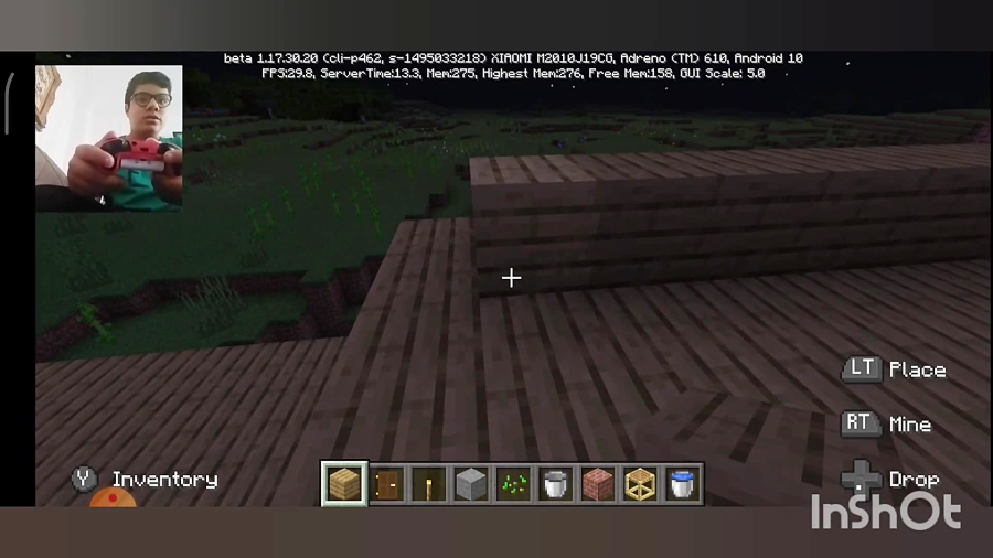 ساخت حیاط کوچک روی پشت بام خونه در ماینکرافت Minecraft