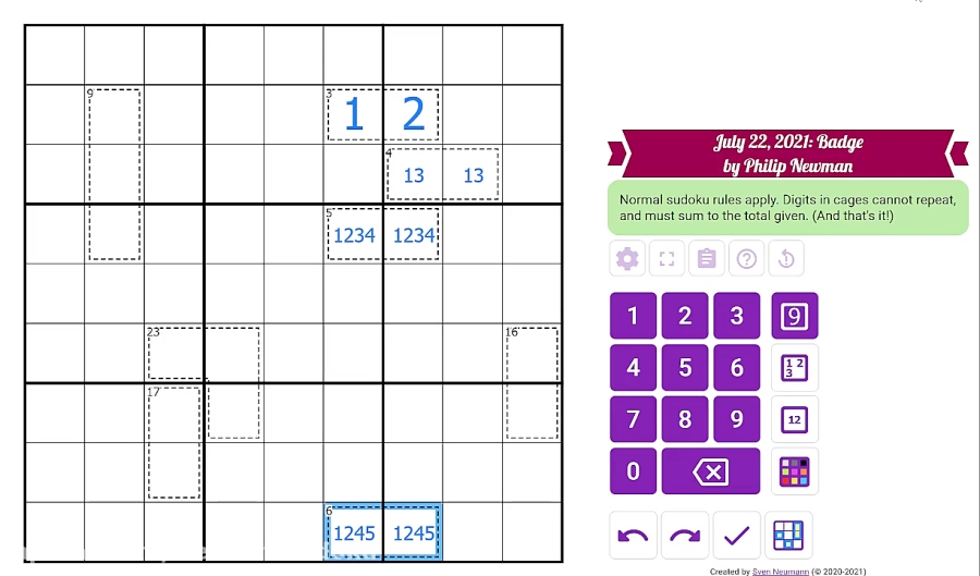 ترفندهای حل سودوکوهای سخت  روش حل سودوکو   How to solve killer sudoku