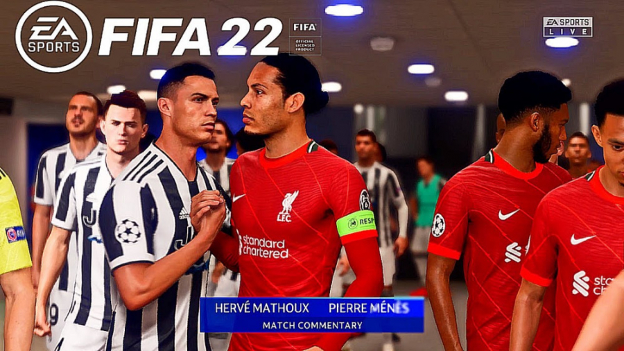 یونتوس - لیورپول FIFA 22 PS5 MOD