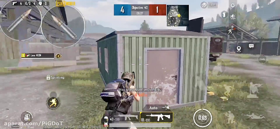 گیم پلی پابجی موبایل / game play pubg mobile