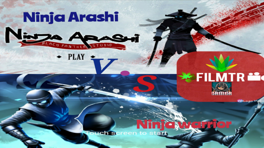 مقایسه بازی های ninja arashiدر برابرninja warrior