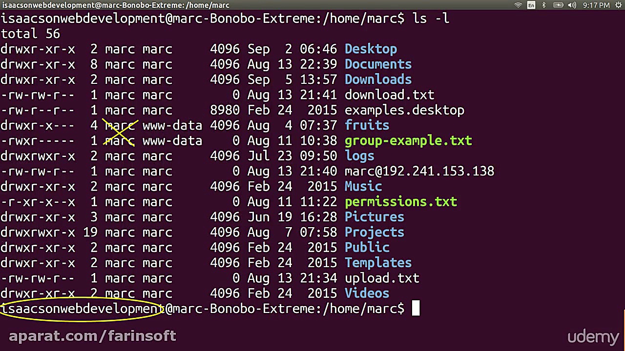 دانلود آموزش مدیریت و انتقال فایل ها در لینوکس بوسیل... ترانه علیدوستی