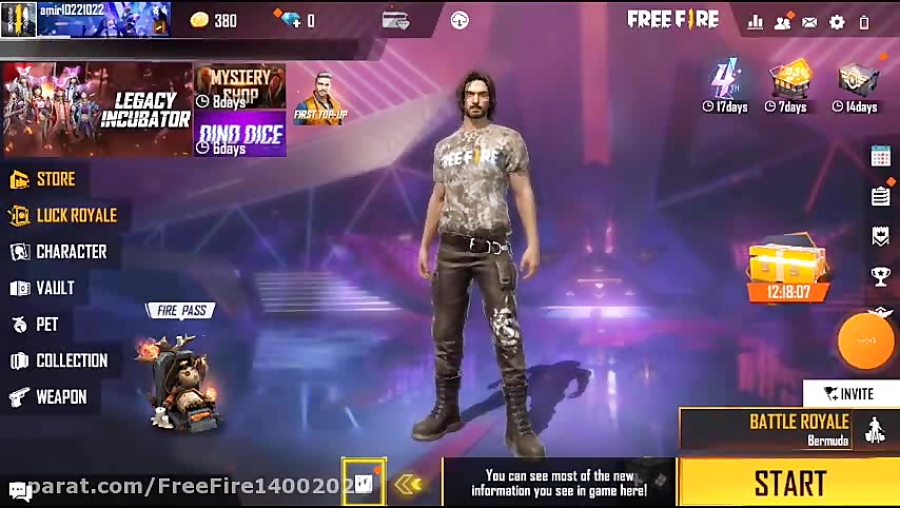 اموزش گرفتن لباس و انسان و سکه در بازی فری فایر Free Fire