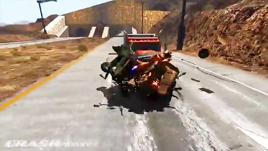 تصادفات در بازی - BeamNG Drive