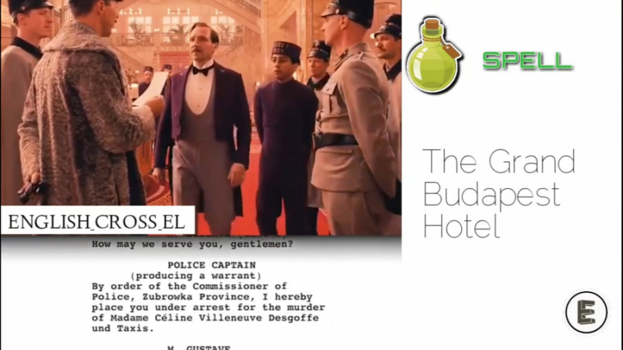 فیلم سینمایی The Grand Budapest Hotel به همراه سناریو (آموزش زبان) زمان49ثانیه