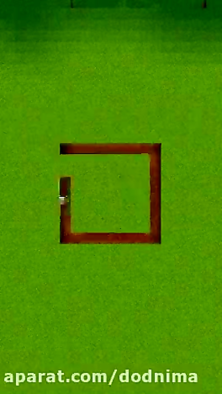 ماینکرافت یاخت خانه مدرن در زیر زمین