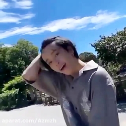 رقص پسر ژاپنی با آهنگ آرش