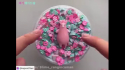 اسلایم طرح تکشاخ/اسلایم خامه ا...