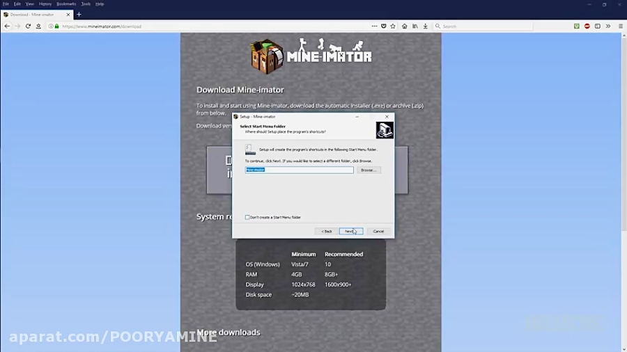 mine imator windows 10