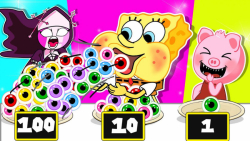 چالش 100 لایه ای باب اسفنجی