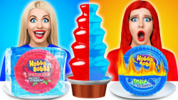 چالش دخترونه قرمز و آبی