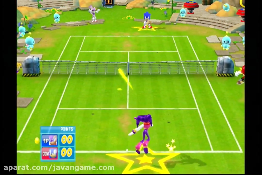 گیم پلی بازی Sega Superstars Tennis برای PS2
