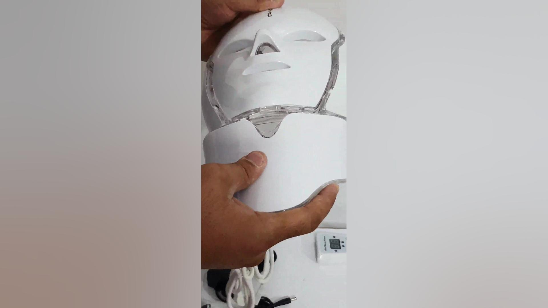 کلیپ آنباکسینگ و تست ماسک ال ای دی صورت و گردن کلیپ