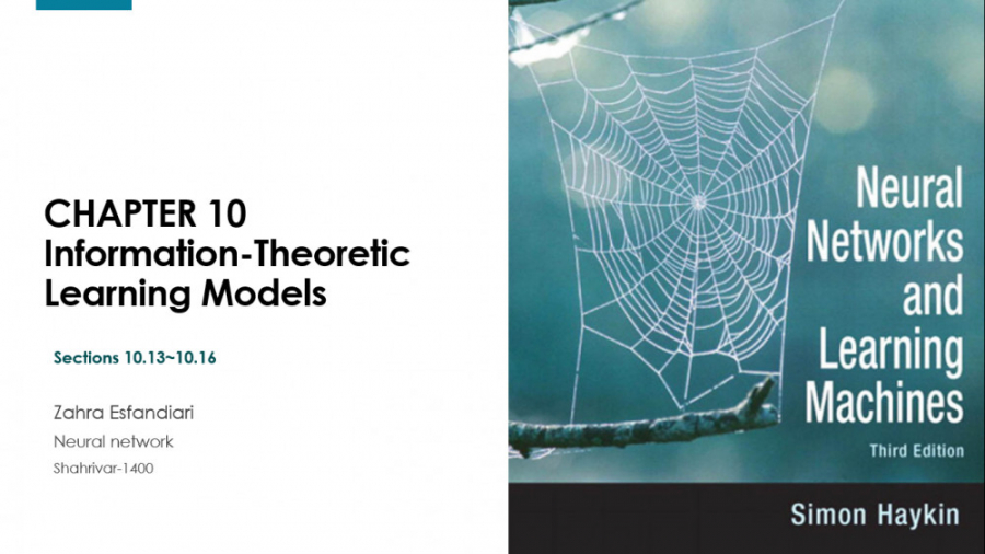 Chapter 10- Information Theoretic learning models - part 3