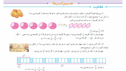 ریاضی پنجم ابتدایی صفحه 36 ( فصل 2 ریاضی پنجم تقسیم کسرها)