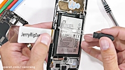 کالبد شکافی موبایل ZTE Axon 30 توسط JerryRigEverything