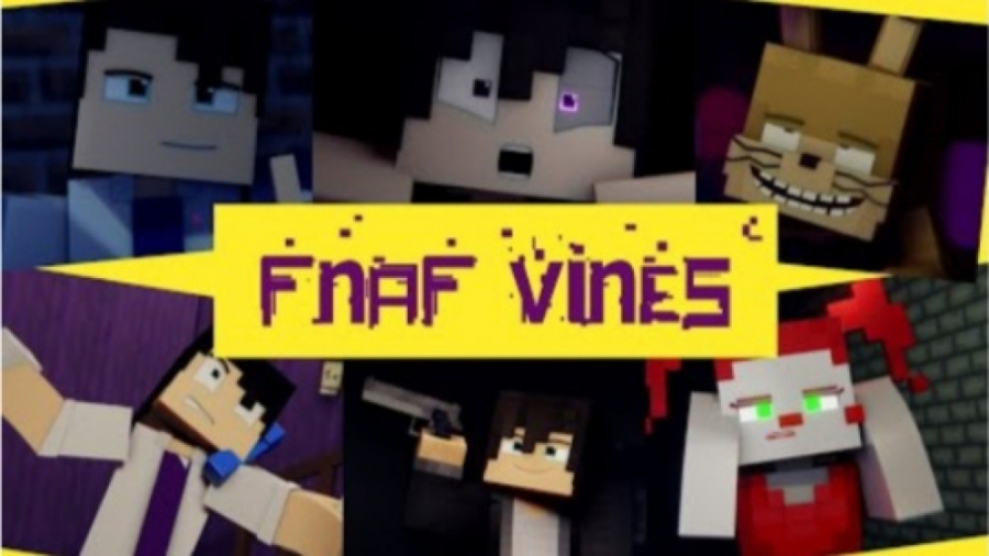 Fnaf characters as vines // minecraft // Animated compilation