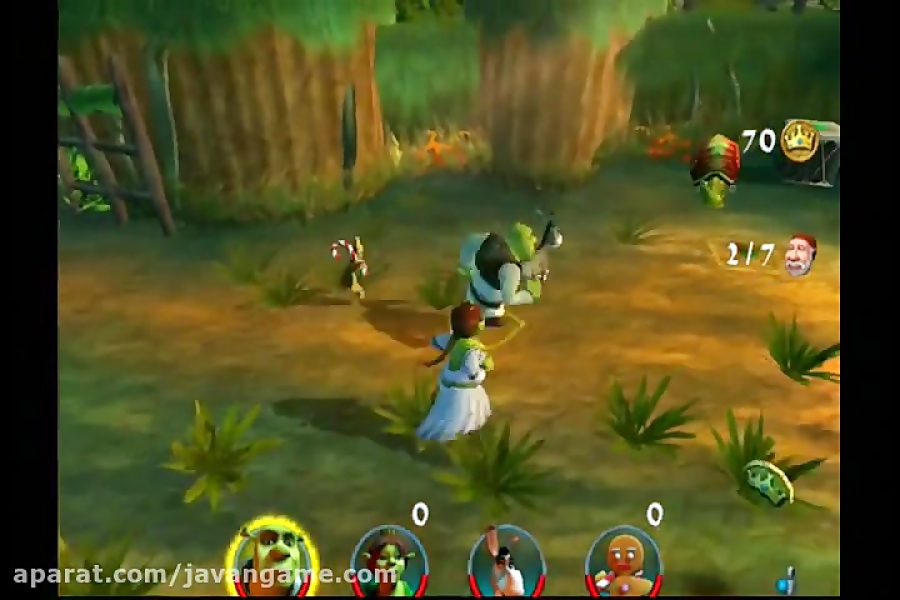 گیم پلی بازی Shrek 2 برای PS2