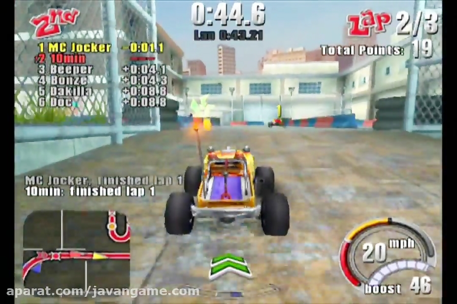 گیم پلی بازی Smash Cars برای PS2