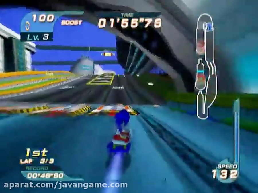 گیم پلی بازی Sonic Riders برای PS2