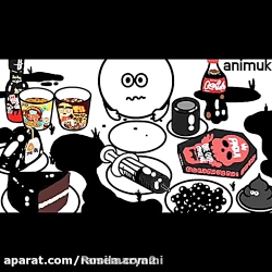 چالش&zwnj; خوردن خوراکی کارتون...