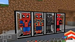 گیم پلی ماینکرافت مود مردعنکبو...