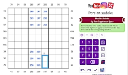 ترفند و روش حل سودوکو  Outside Sudoku (دنبال = دنبال)