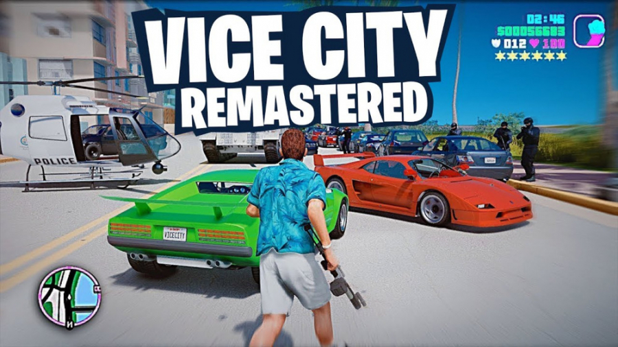 تریلر و گیم پلی نسخه بازسازی شده بازی GTA: Vice City Remastered