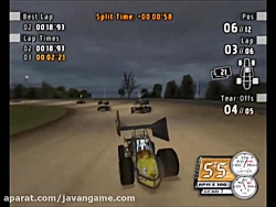 گیم پلی بازی Sprint Cars 2 - Showdown at Eldora برای PS2
