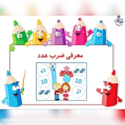 ضرب عدد ۱۰ * دوره و یادآوری* (سرکار خانم معصومه اکرمی)