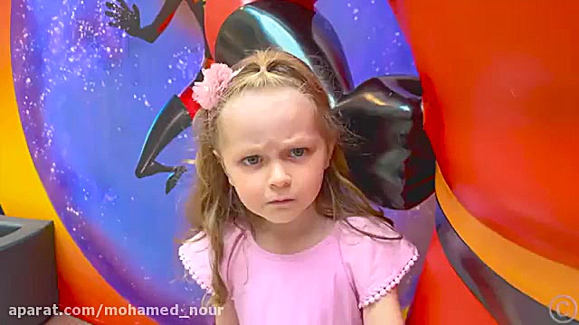 Nastya takes care of the a child who got lost in the toy store. Stories for kids آر اف فرکشنال