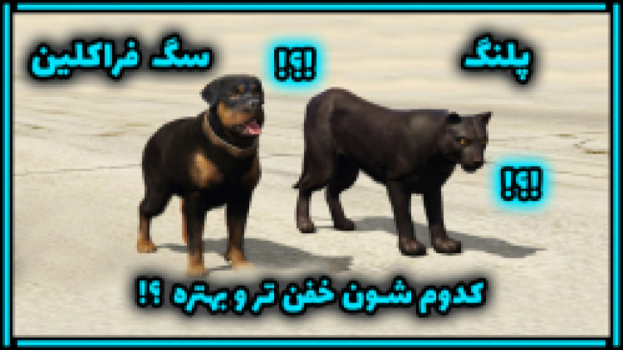 خفن ترین حیوان در GTA V | بررسی بهترین حیوان در جی تی ای وی !!