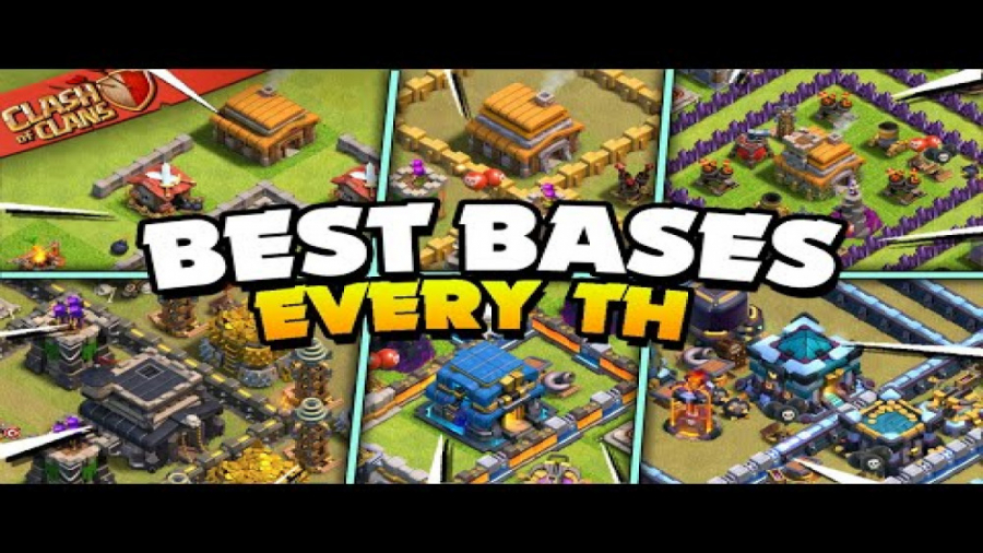 کلش آف کلنز - Best Bases for Every Town Hall Level Clash of Clans