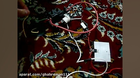 اموزش ساخت پنکه بدون پره با ترانس فلای بک(های ولتاژ) کشیدن دندان