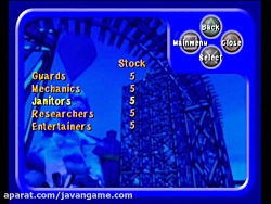 گیم پلی بازی Theme Park Roller Coaster برای PS2