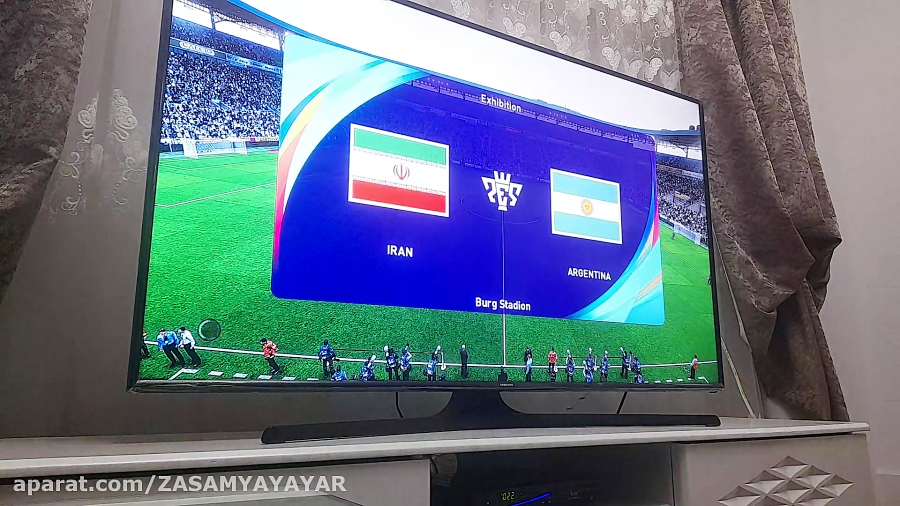 گیم پلی بازی ایران و ارژانتین یک بازی حساس