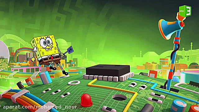 A virus attacks Karen and SpongeBob tries to save her فیسبوک