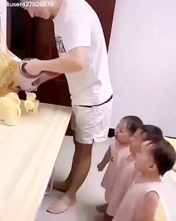 کلیپ ۳قلوها .بامزه .کی از این...