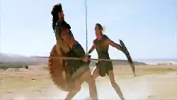 صحنه مبارزه اچیلس و هکتور در ف...