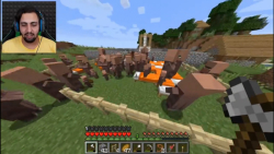 درگیری با روستا و عذاب الهی  Minecraft #3