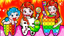 ایده کارتونی السا  سلامت دندان...