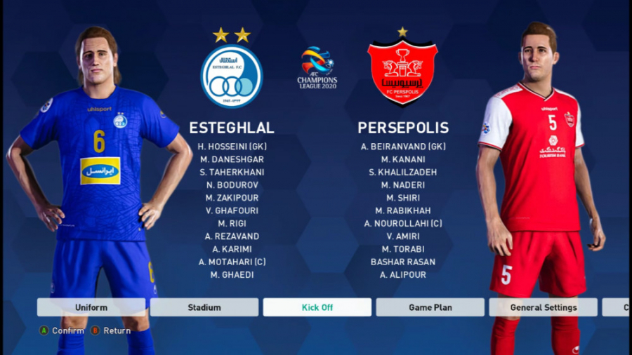 دربی استقلال و پرسپولیس در PES 2021.. استقلال و پرسپولیس.. گیم پلی pes 2021 کشیدن دندان