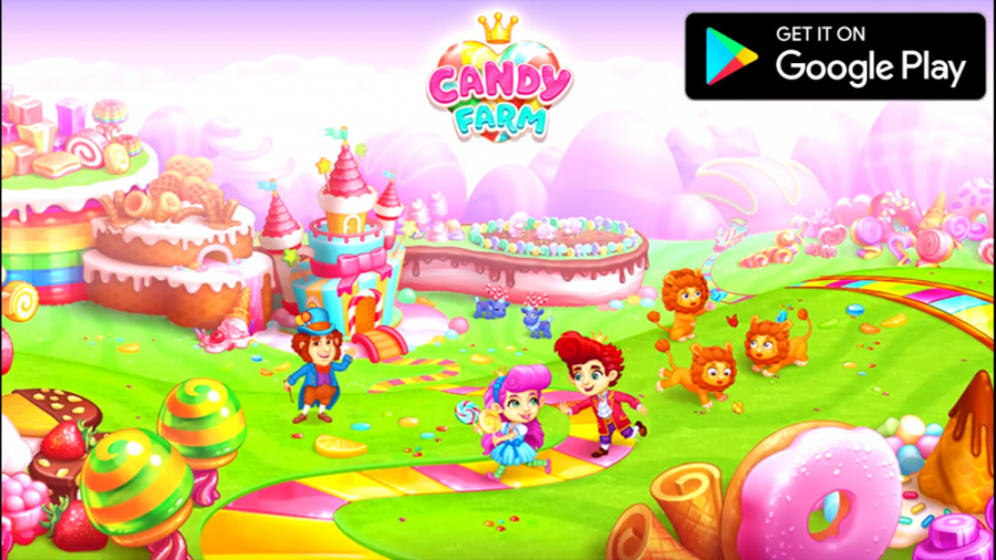 تریلر بازی Candy Farm: Magic cake town  cookie dragon story زمان17ثانیه