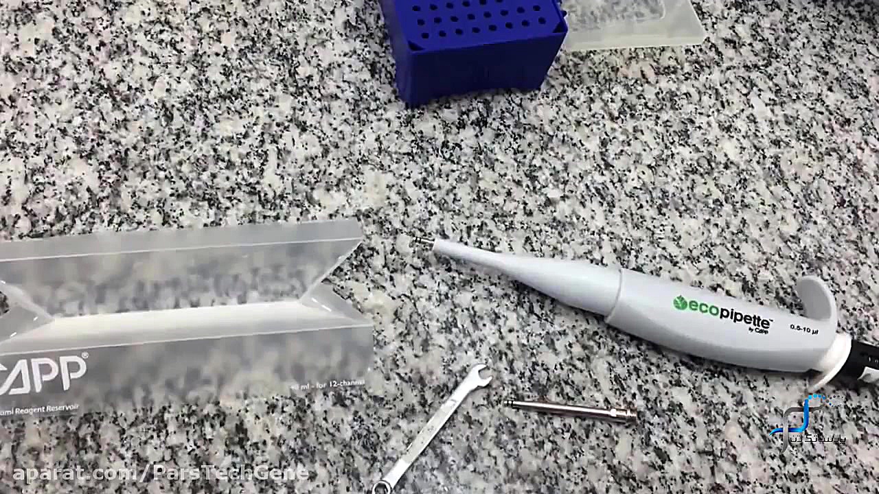 عیب یابی و سرویس سریع سمپلر 0.5- 10 کپ مدل اکو (Capp ecopipette Quick Service) کلاغ پر