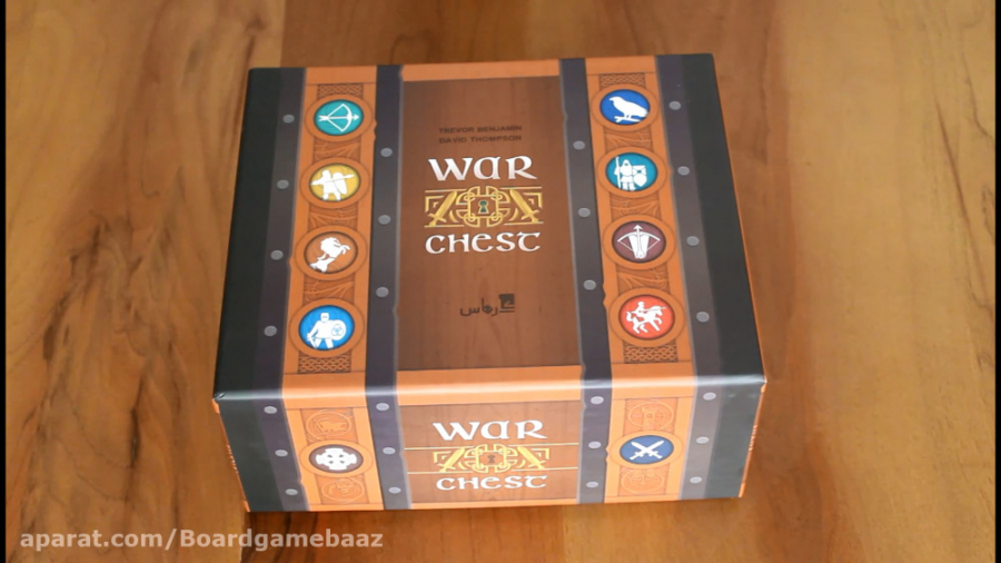جعبه گشایی, بررسی و معرفی بازی صندوق جنگ ( war chest ) تولید کارتاس