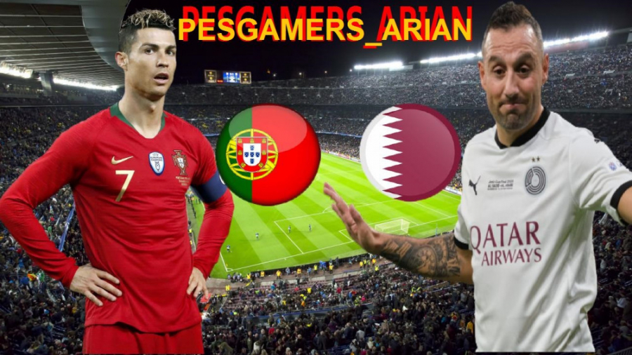 PES 2021 | گیم پلی دوستانه پرتغال با تیم ملی قطر