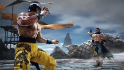Marshall Law fights whit Feng in Tekken 7